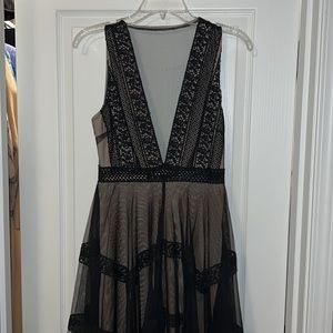 Sheer holiday dress